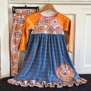 Jelly the Pug size 10 dress and leggings